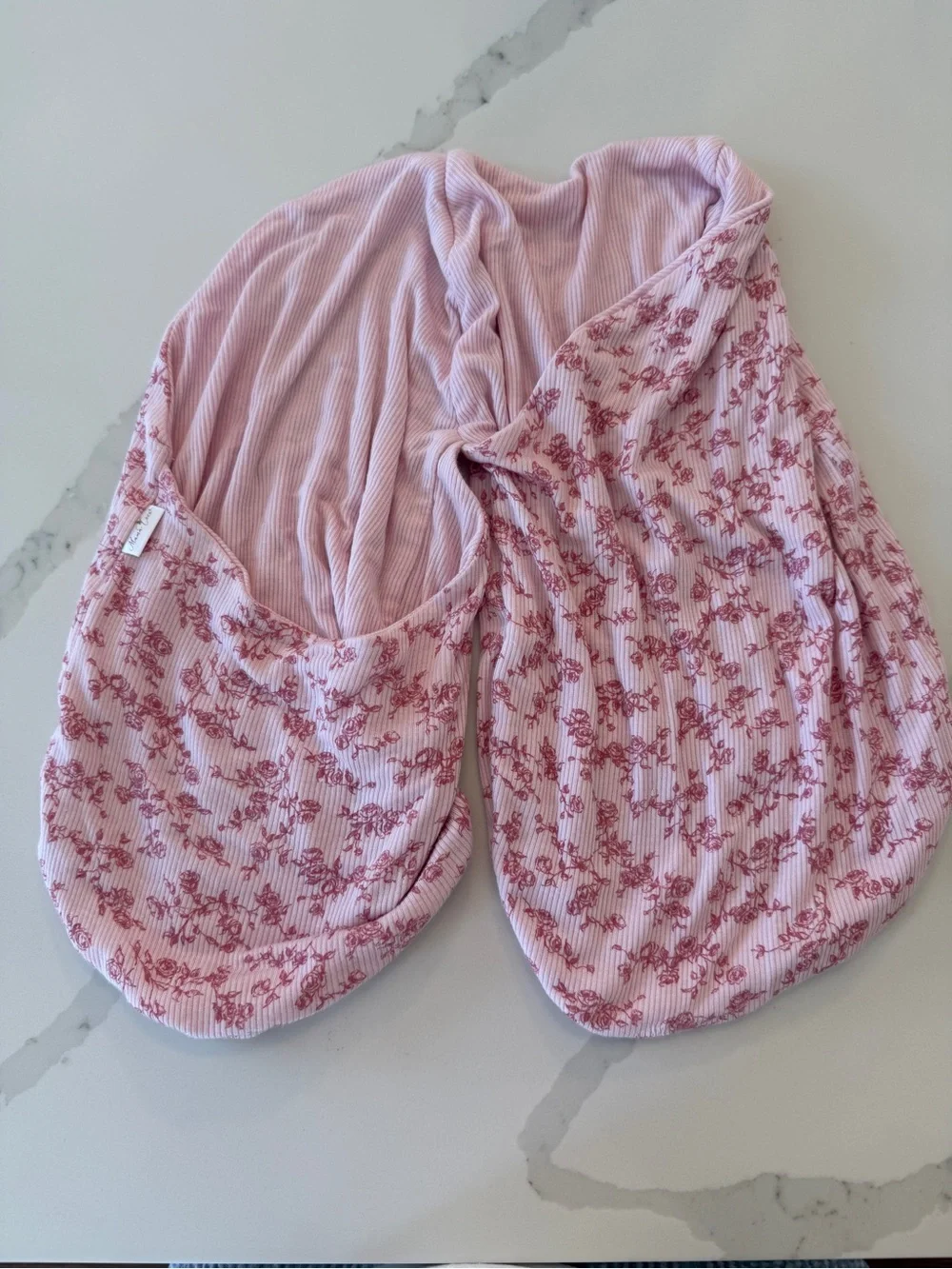 Mama Licious Pink Floral Sleep Sack with Matching Headband
